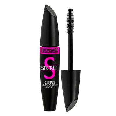 LUX visage  Тушь S СЕКРЕТ Роскошных ресниц Черный Насыщенный 12г