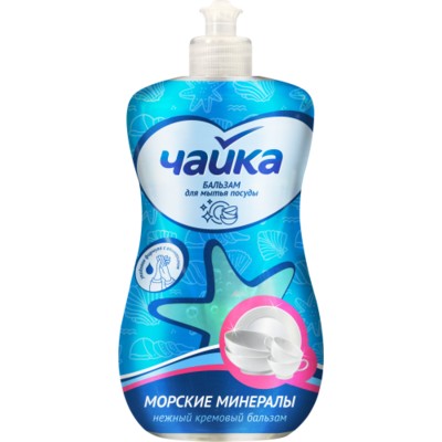 Сонца Чайка Бальзам для мытья посуды МОРСКИЕ МИНЕРАЛЫ 500мл