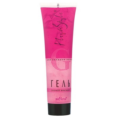 Белита High Style  Гель для укладки волос с D-пантенолом, экстрактами крапивы и календулы сильной фиксации 100мл