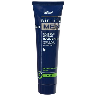 Белита For men Бальзам-сливки после бритья для нормальной кожи 100мл
