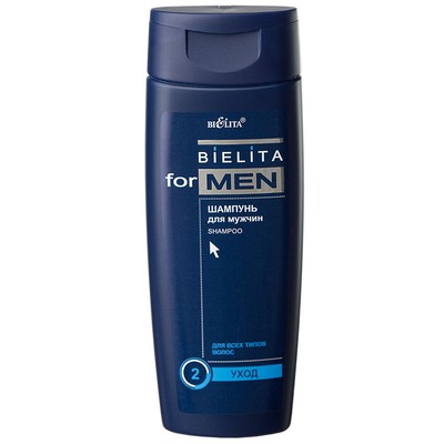 Белита For men Шампунь ДЛЯ МУЖЧИН для всех типов волос 250мл