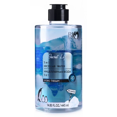 BIO WORLD SECRET LIFE Мицеллярная вода 5в1 Hydro Therapy  445 мл