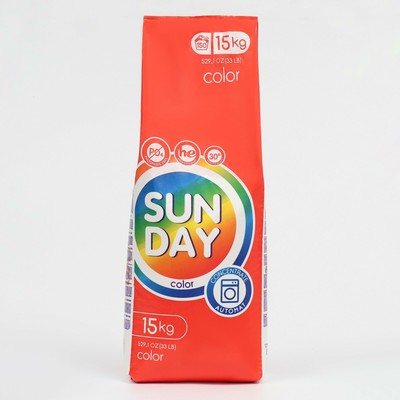 Сонца Sunday Стиральный порошок для цветного автомат 15кг