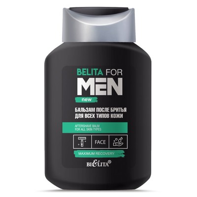 Белита FOR MEN New Бальзам после бритья для всех типов кожи 250мл