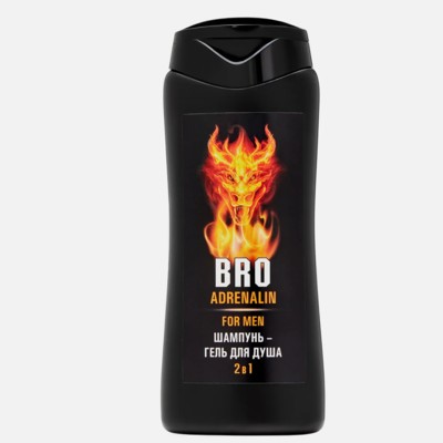 Markell Шампунь-гель для душа 2 в 1 Bro Adrenalin  мужской 250 мл